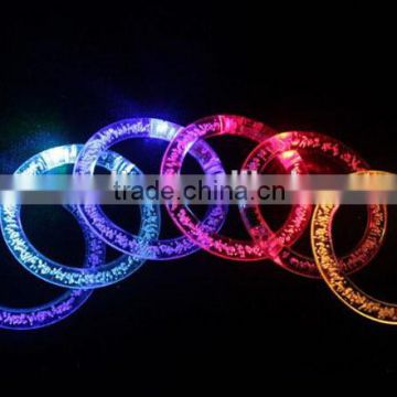 New LED party bracelet multi color LED bracelet red blue 7 colors LED flashing bracelet