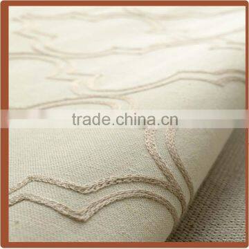 Cottonpoly Embroidery Double Curtain Fabirc photo-6