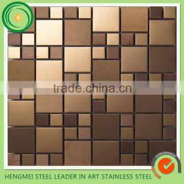 alibaba China supplier Metal mosaic tile