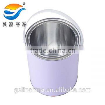 4L tin bucket for paint with printing service