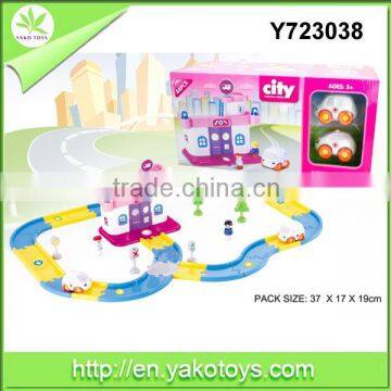 cartoon BO railway toy plastic orbit set ---medical home Y723037