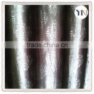 3d embossed blackout fabric good quality Italy velvet curtain fabric