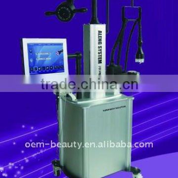 Ultrasound Fat Reduction Machine Vacuum+cavitation+rf +liposuction+Rotating Fat+video Control System Vacuum Massage Therapy Machine Ultrasound Weight Loss Machines