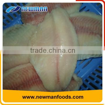 New arrival vacuum pack fresh belly off tilapia fillet frozen fish