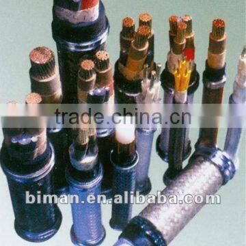 Rubber insulated rubber sheathed marine power cable