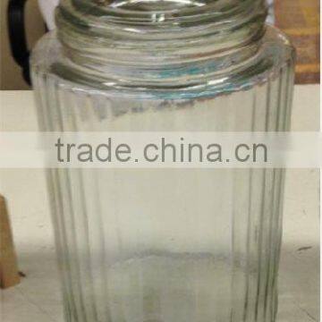 7L Clear Glass Beverage Dispenser Jar with glass lid tap wholesale