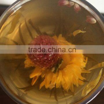 Chinese High Quality Artistic Green Blooming Tea Individual Wrapped photo-6