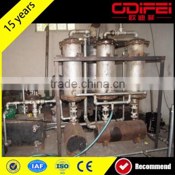 Multifunctional waste lubrication oil refining system with low price