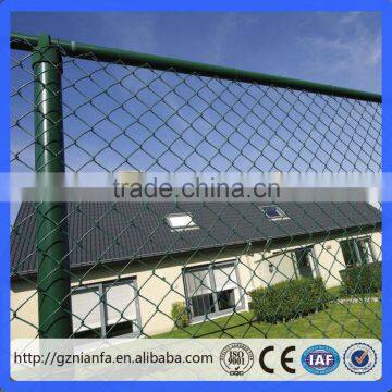 3ft/6ft height 2 inch Black vinyl coated chain link fence (Guangzhou Factory)