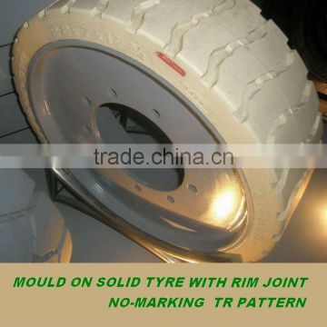 Mould on solid tires, solid tyre 31x6x10