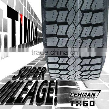 180000miles TIMAX Super Mileage 295 75 22.5 Truck Tire