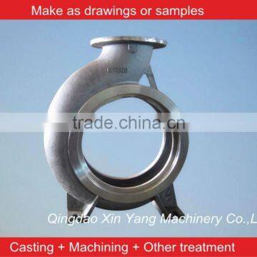 sand casting CNC Horizontal Turning cast iron spare parts