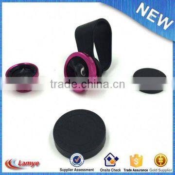 Popular Universal clip cell phone camera 0.45x wide angle lenses with macro