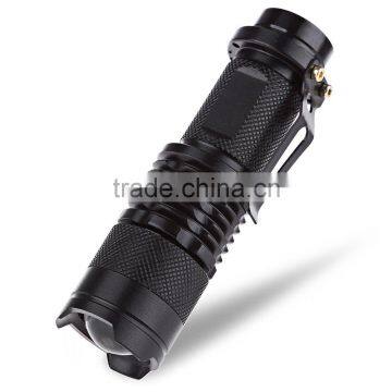 Outdoor Riding Bicycle Light Cycling Handbar Front Bike Lamp Torch Waterproof ZOOMable Flashlight With Battery Supply photo-2