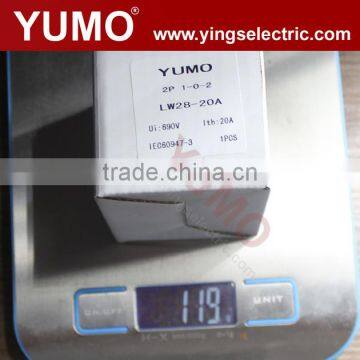 LW28-20 2P 690V 20A 3 Positons Universal Changeover Switch Rotary Switch photo-5