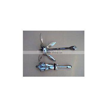 Marine hardware folding anchor stainless for boat