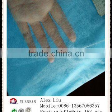 Medical blue SS PP spunbonded non woven fabric