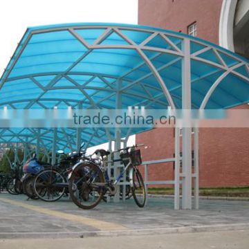 High impact resistance frp sheet for shelter,bicycle shelter,bike