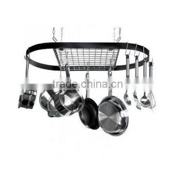 Hanging nice metal kitchen pot rack