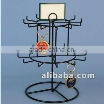 Counter Top Rotating Metal Metal Hook Display Stands