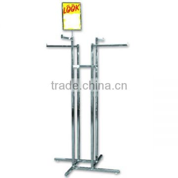 Hot sale 4-way metal clothing rack/clothes stand