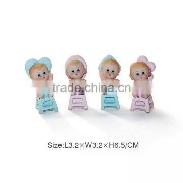 Handmade Little Resin Baby Figurines for Baby Gifts photo-2