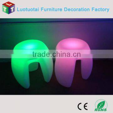 Manufacturer Die40*H40CM 3 Legs PE Bar Chair With Remote Control 16 Mix Changeable Colors photo-6