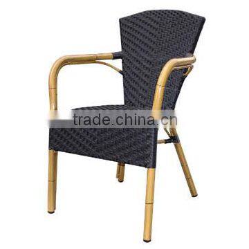 Black 4 rip Wicker Armchair L90802