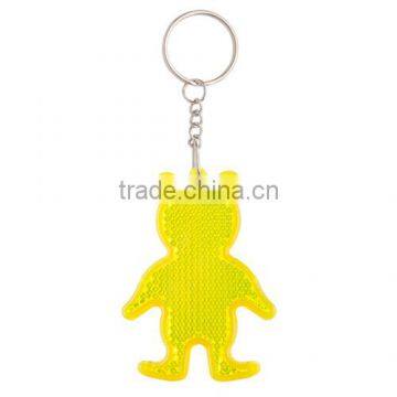 bear shaped reflective keyring,fashionable keyring