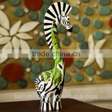 African savannah resin animal zebra figurines african souvenirs