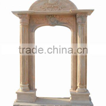 granite stone carved door frame