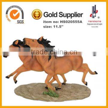 13.5 Inch Small Resin Indoor Home Decoration Horse Statue photo-5