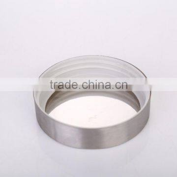 Set 3 Clear Coned Shape Threaded Glass Storage Canister Jars With Metal Lid photo-6