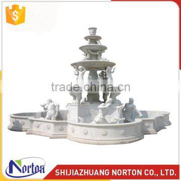 Europen article stone water marble fountain for decoration NTMF-006LI