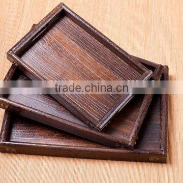 Rural style Wooden Serving Trays low price wooden tray