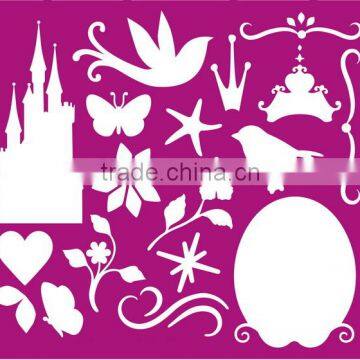 Funny Safety Plastic Drawing Stencil For Children photo-5