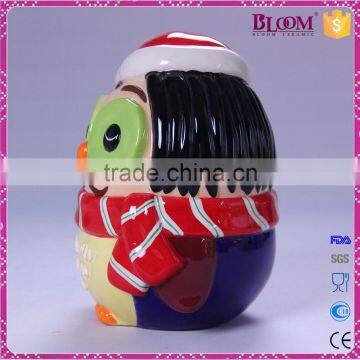 Cute Small Figurines Decoration Ceramic Coin Saving Box photo-2