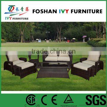 Modern sofa set designs rattan outdoor furniture sofa set