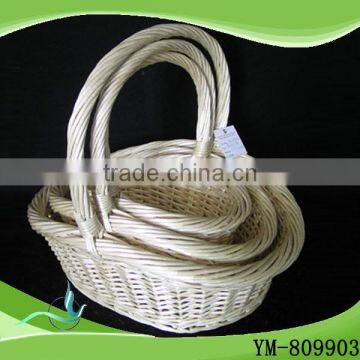 wicker baskets cheap price with good quality home decoration