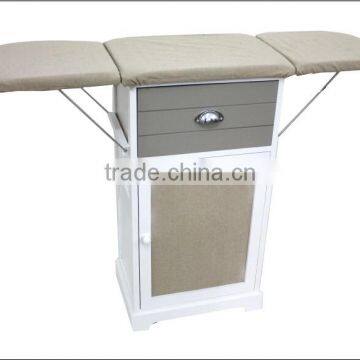 furniture simple style foldable wooden storage ironing board