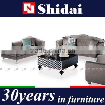 3pc Modern Micro Suede Sofa and Love Seat Living Room Furniture Set - Grey photo-2