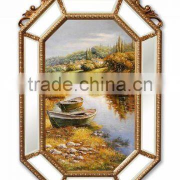 FA-012G-01 Antique frame oil paintings for decor