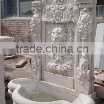 Marble Lion Head Wall Fountain photo-3