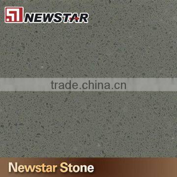 Newstar Concrete Lumps Price Quartz Slab Double Sink Vanity Top