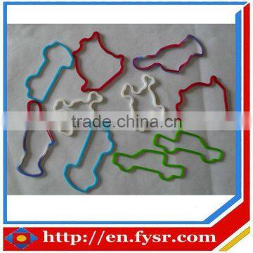 Various Silicone shaped bands,silicone silly band