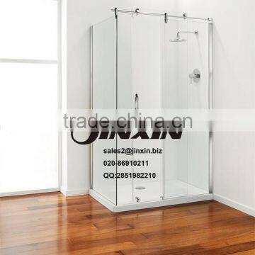 Guangzhou JINXIN 1200mm Sliding Glass Shower Doors With Toughened Safety Glass photo-3