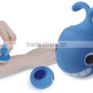 Whale shape massager