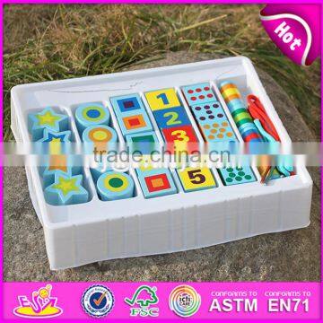 2017 New Design Toddlers Educational Wooden Lacing Toys W11E065 photo-5