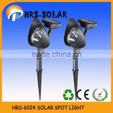 outdoor garden solar rechargeable spotlight