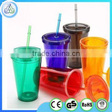 16oz wholesale double wall plastic tumbler